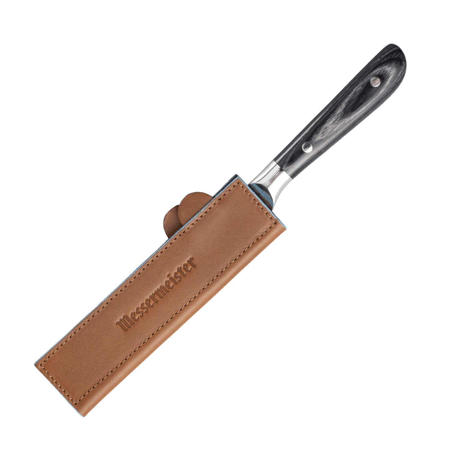 Saddle Brown Leather Magnetic Edge-Guard - 6.5"