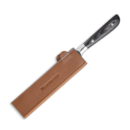 Saddle Brown Leather Magnetic Edge-Guard - 8.5"