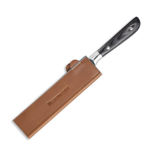 Saddle Brown Leather Magnetic Edge-Guard - 8.5"