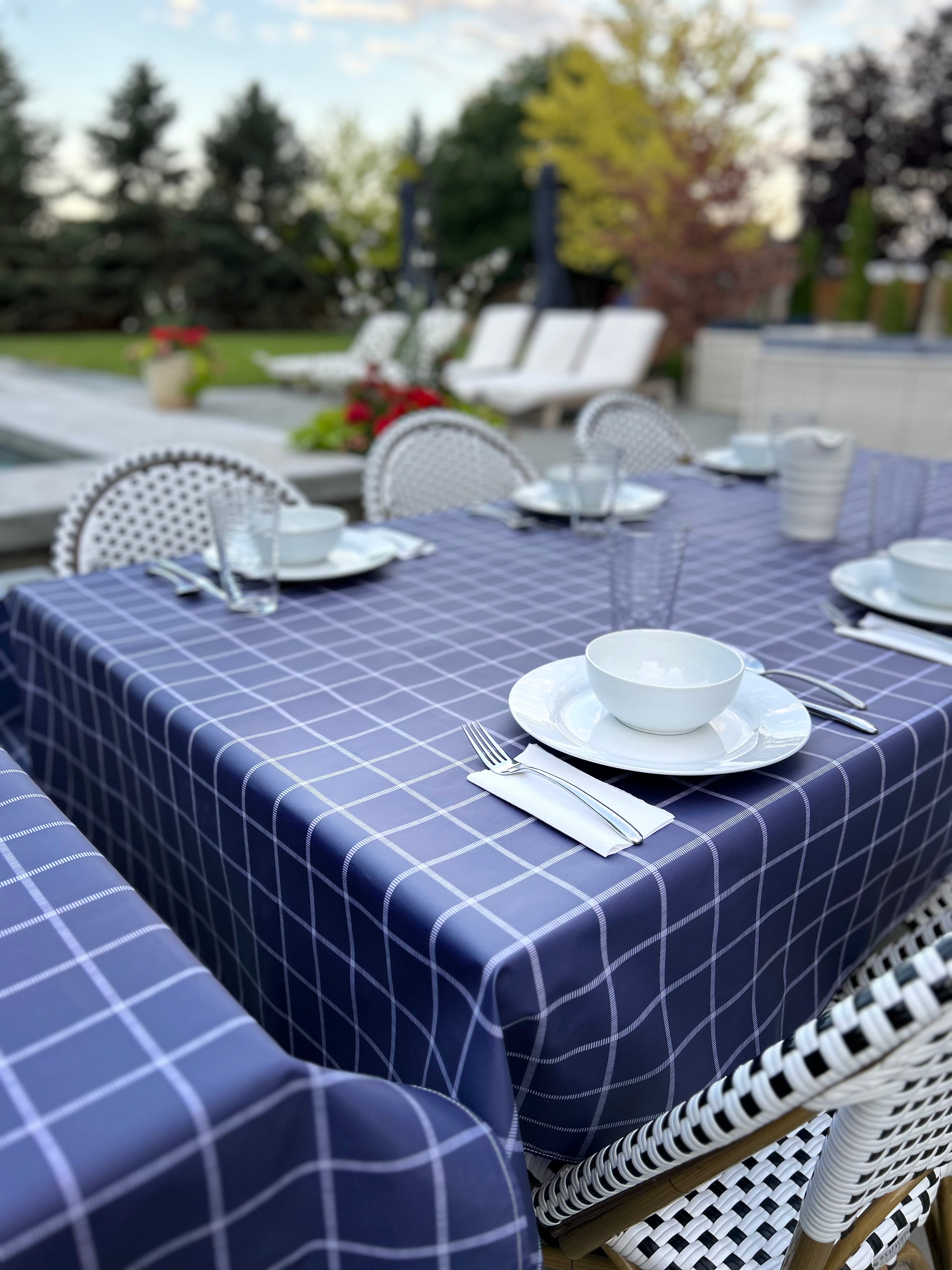 Picnic Rockwell Grid - Navy