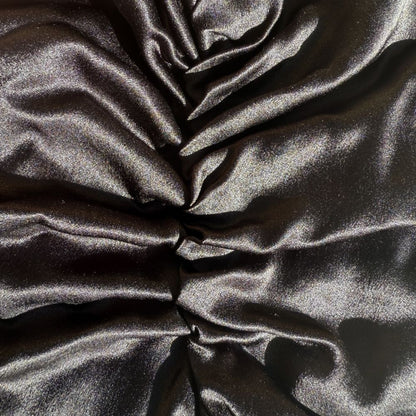 Organic Silk Hair Bonnet Onyx Black