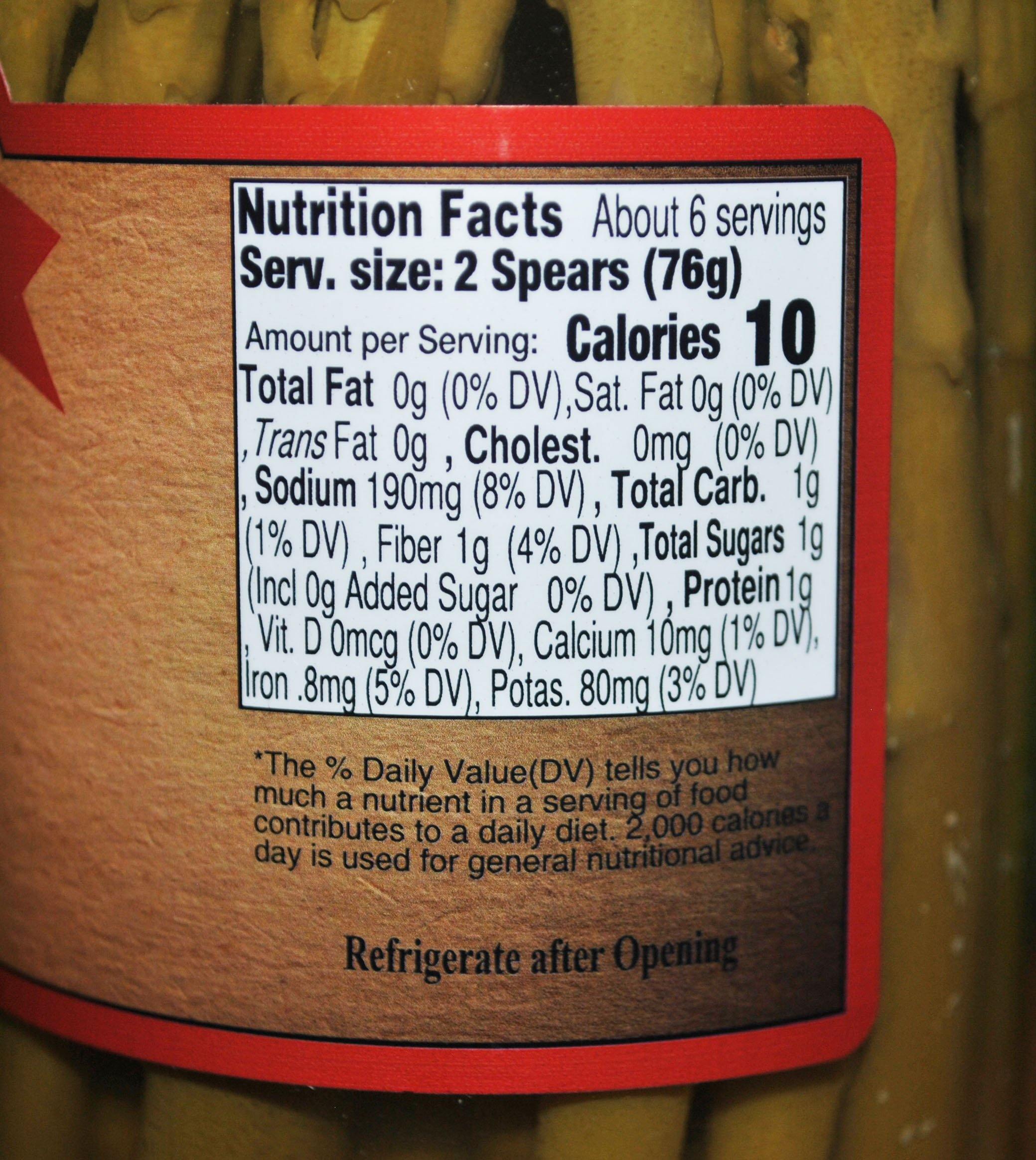 Pickled Asparagus | Old-Fashioned Country Pantry Spears | 16 oz