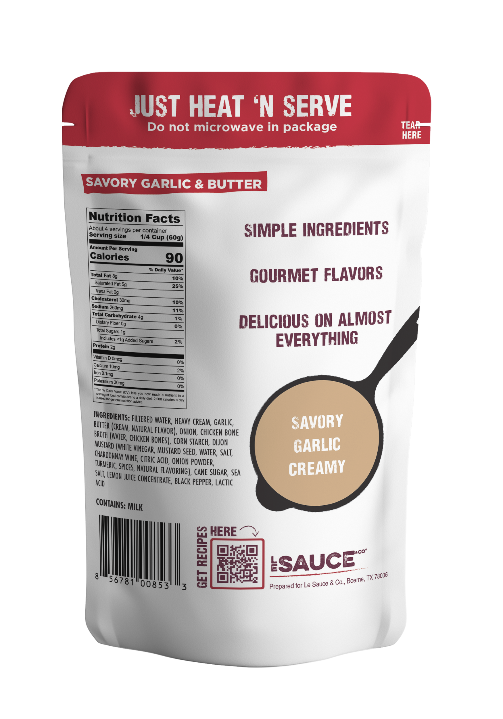 Savory Garlic & Butter Gourmet Sauce
