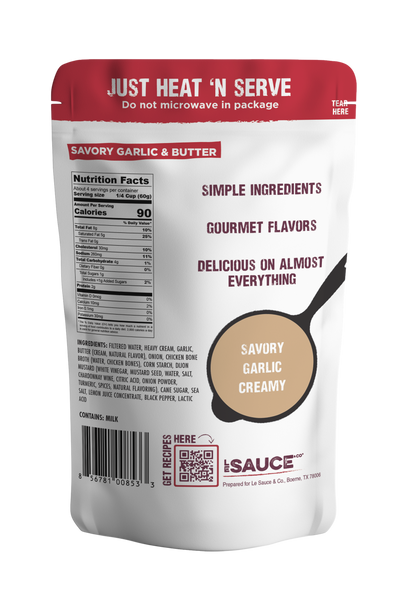 Savory Garlic & Butter Gourmet Sauce