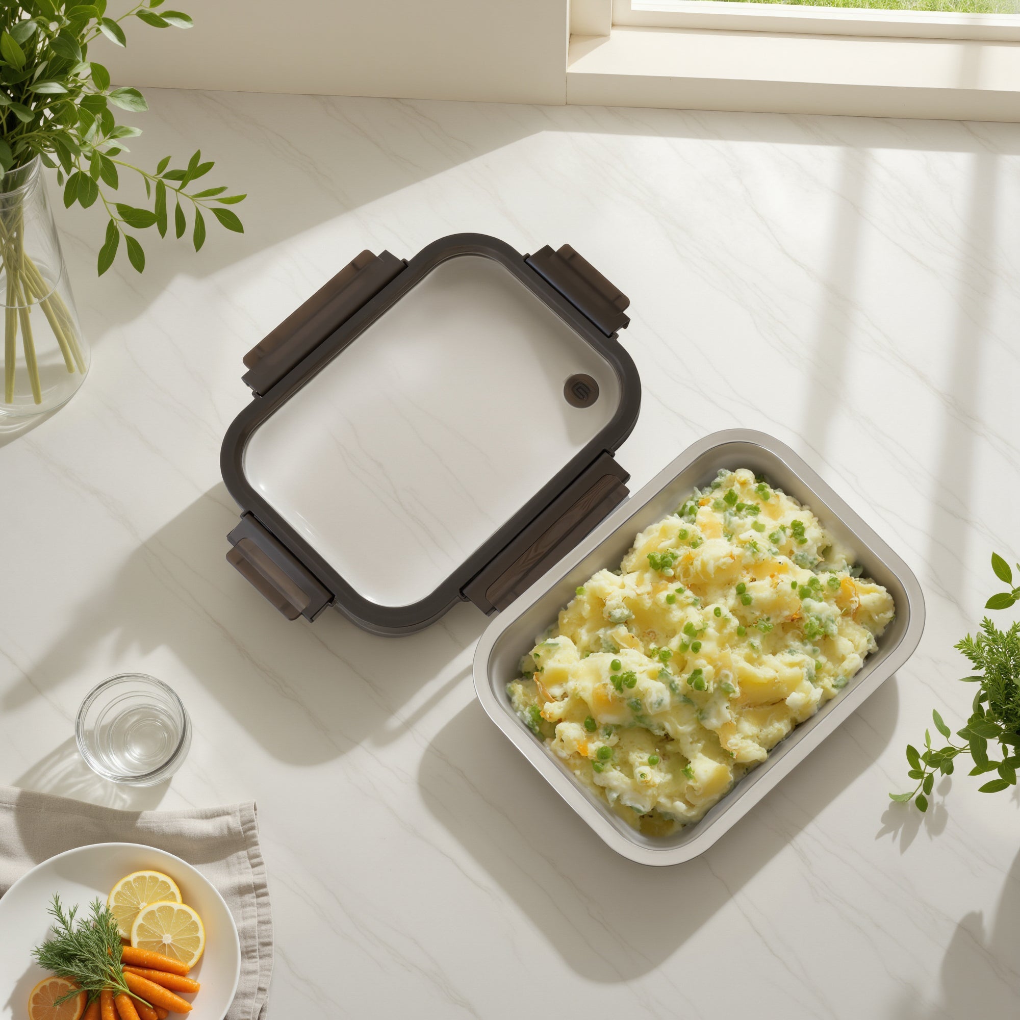 Rectangular Stainless Steel Containers