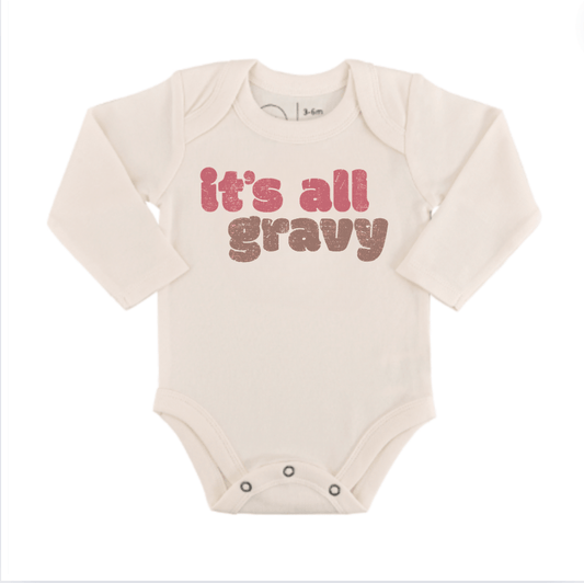 graphic bodysuit | all gravy (long sleeve)