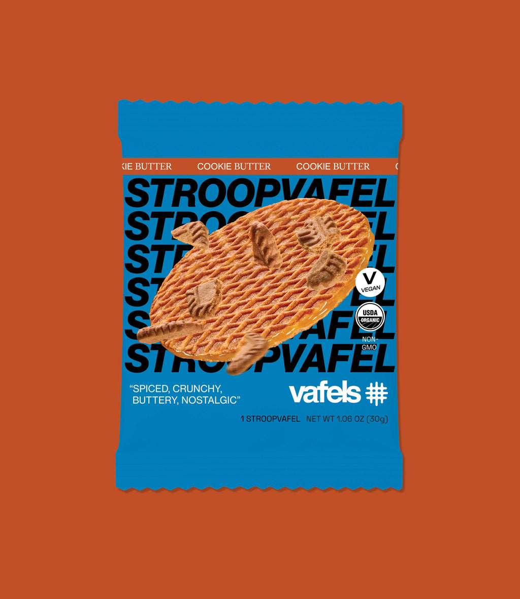 Cookie Butter (Speculoos) Stroopvafels - Box of 12 - New Blue Packaging!!