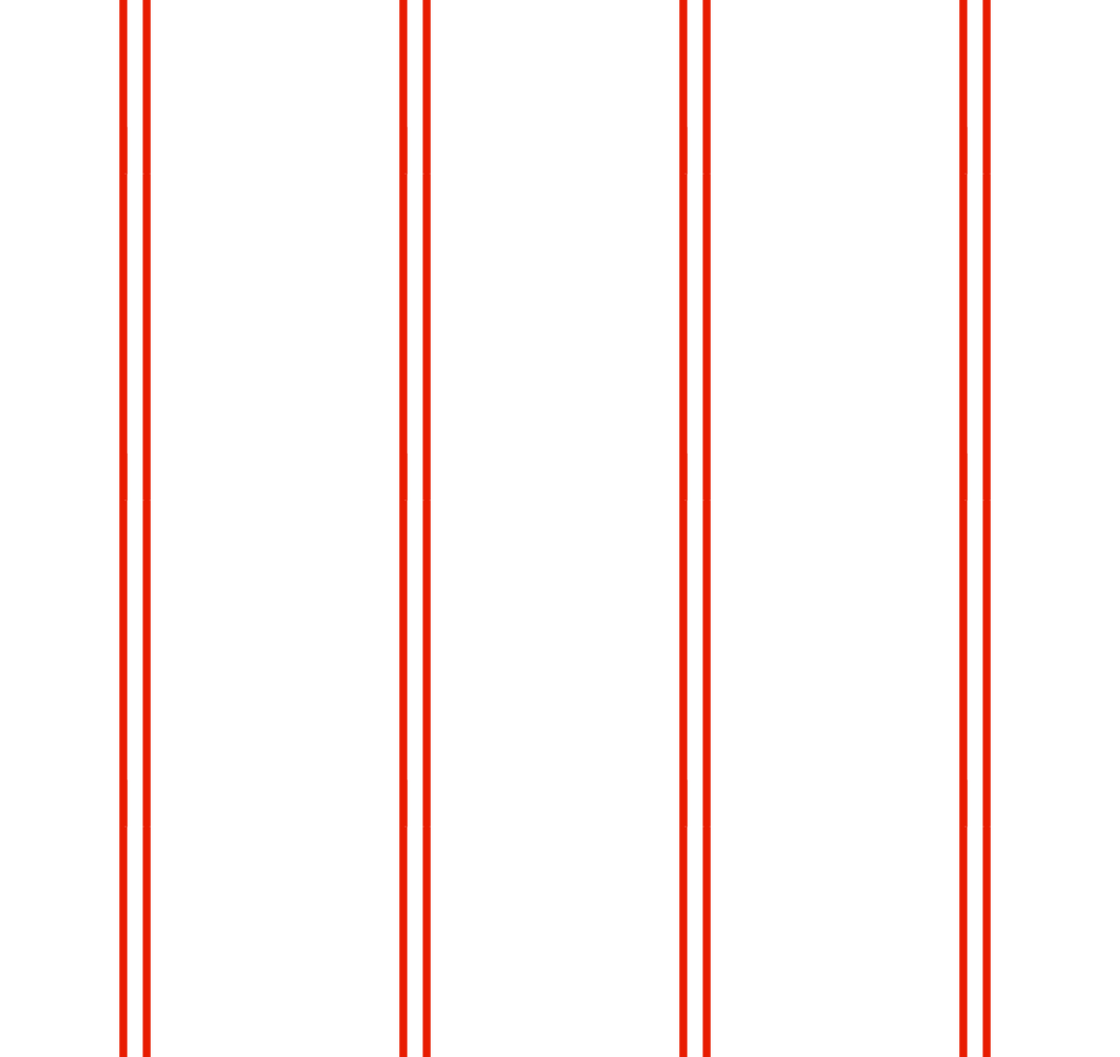 Everyday Lou Double Stripe - Red