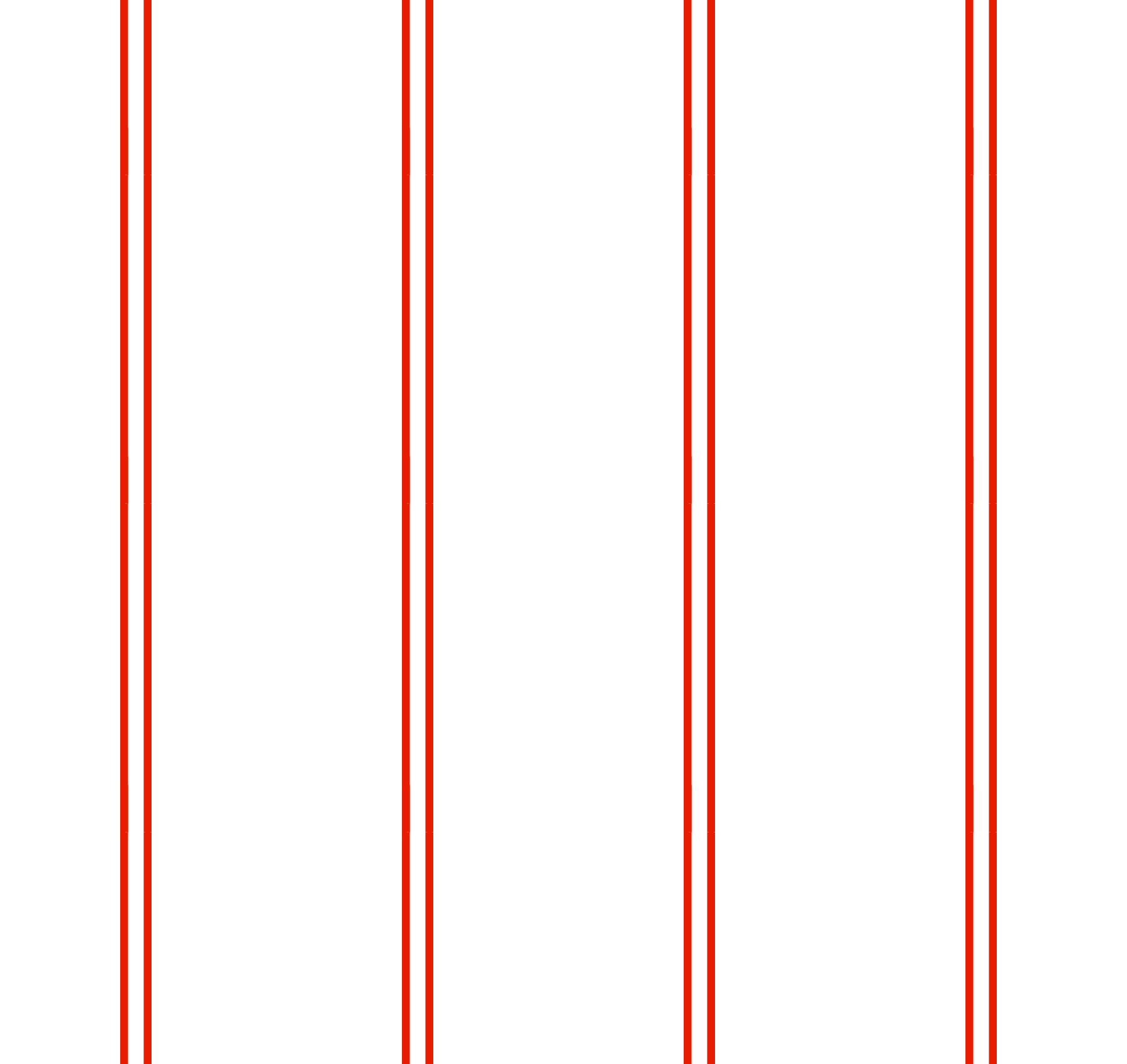 Everyday Lou Double Stripe - Red