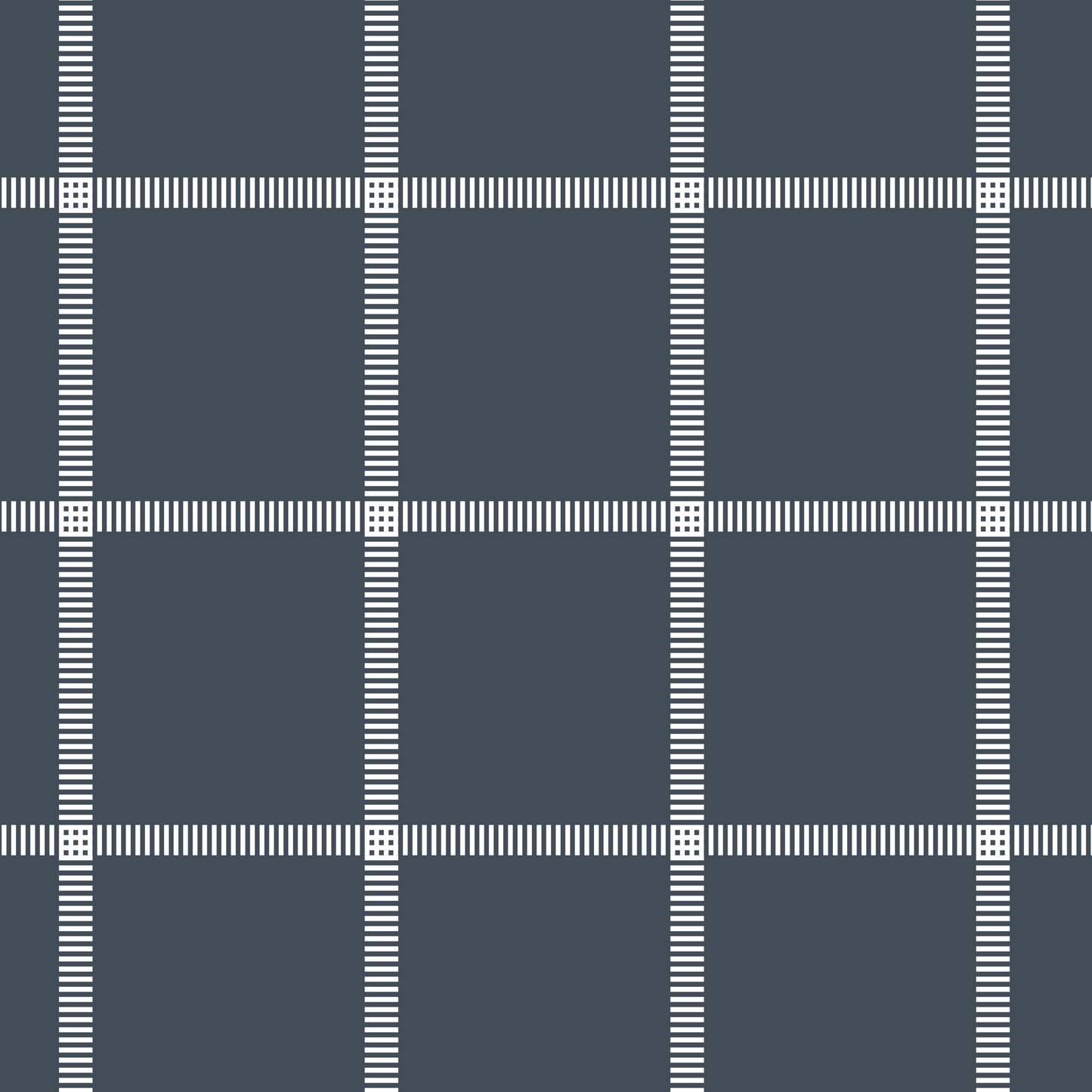Picnic Rockwell Grid - Navy