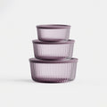 Tinted Round Container Set