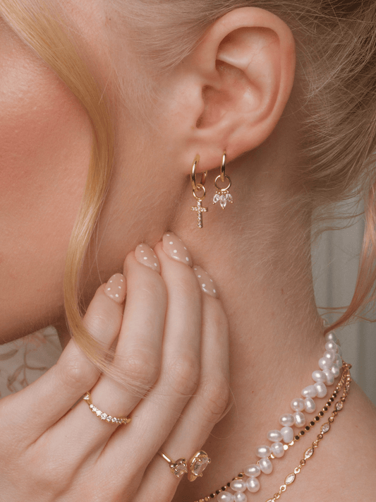 Trip Huggie Earring