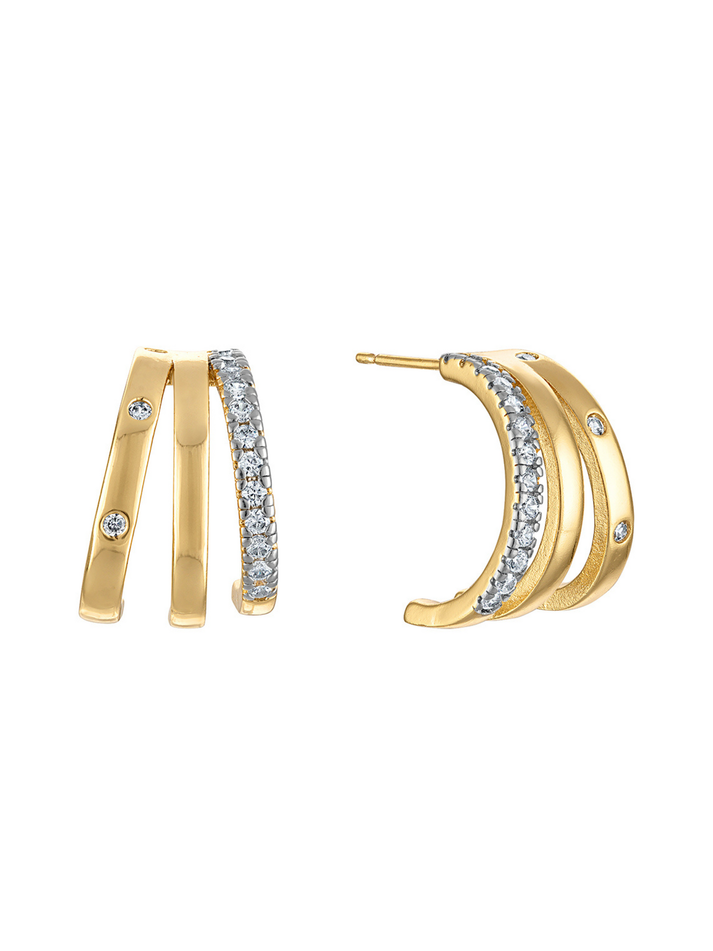Teddy Triple Earring