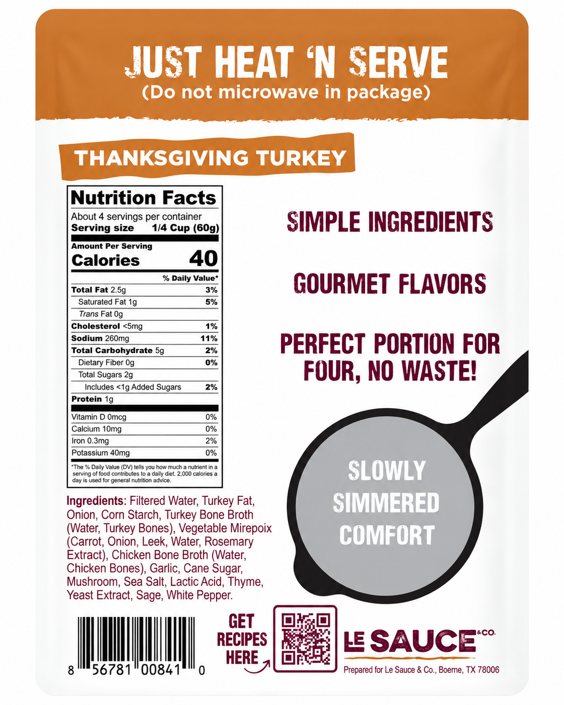 Thanksgiving Turkey Gourmet Gravy