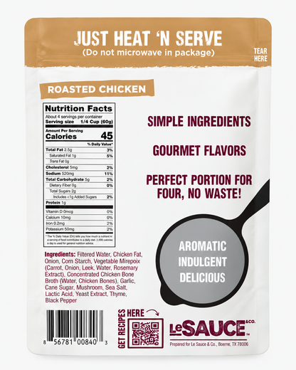 Roasted Chicken Gourmet Gravy