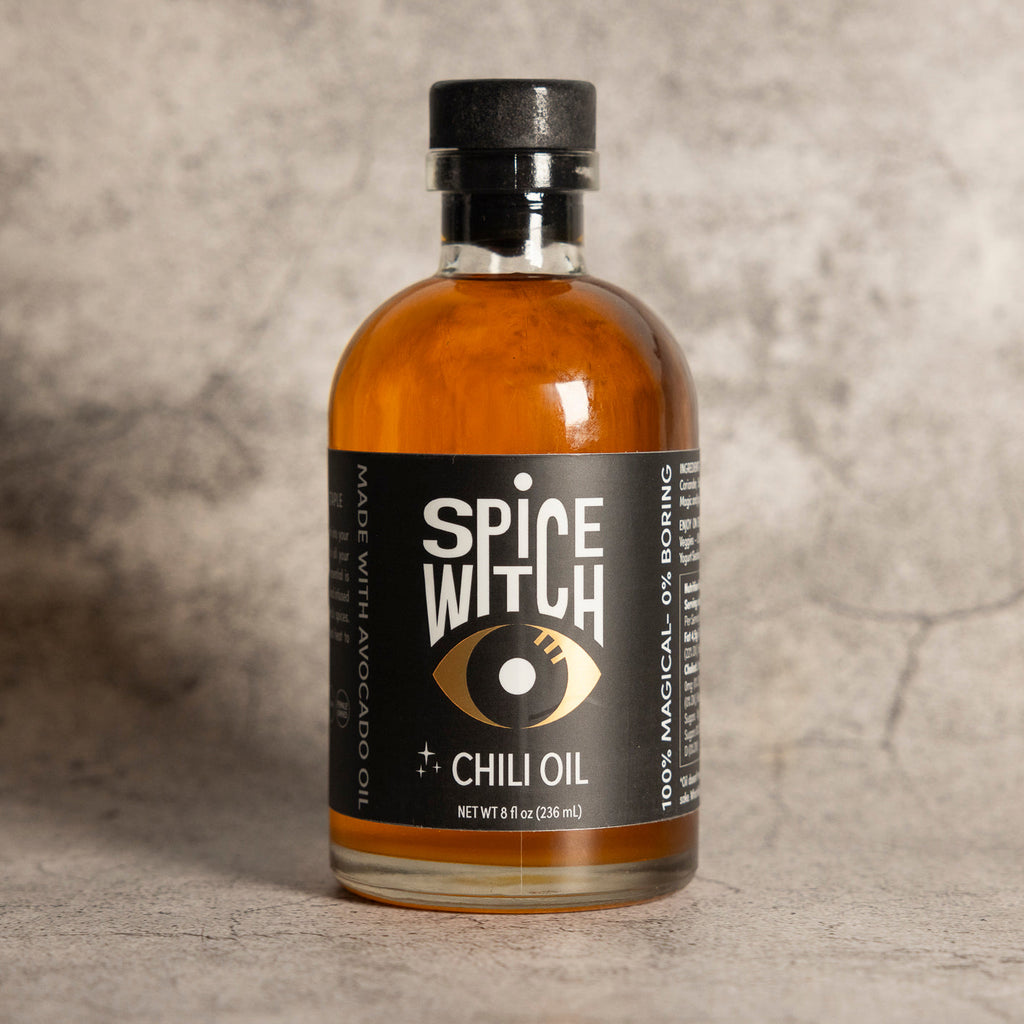 Chili Oil + Spout- Spicy Cooking Oil with Kitchen Spout