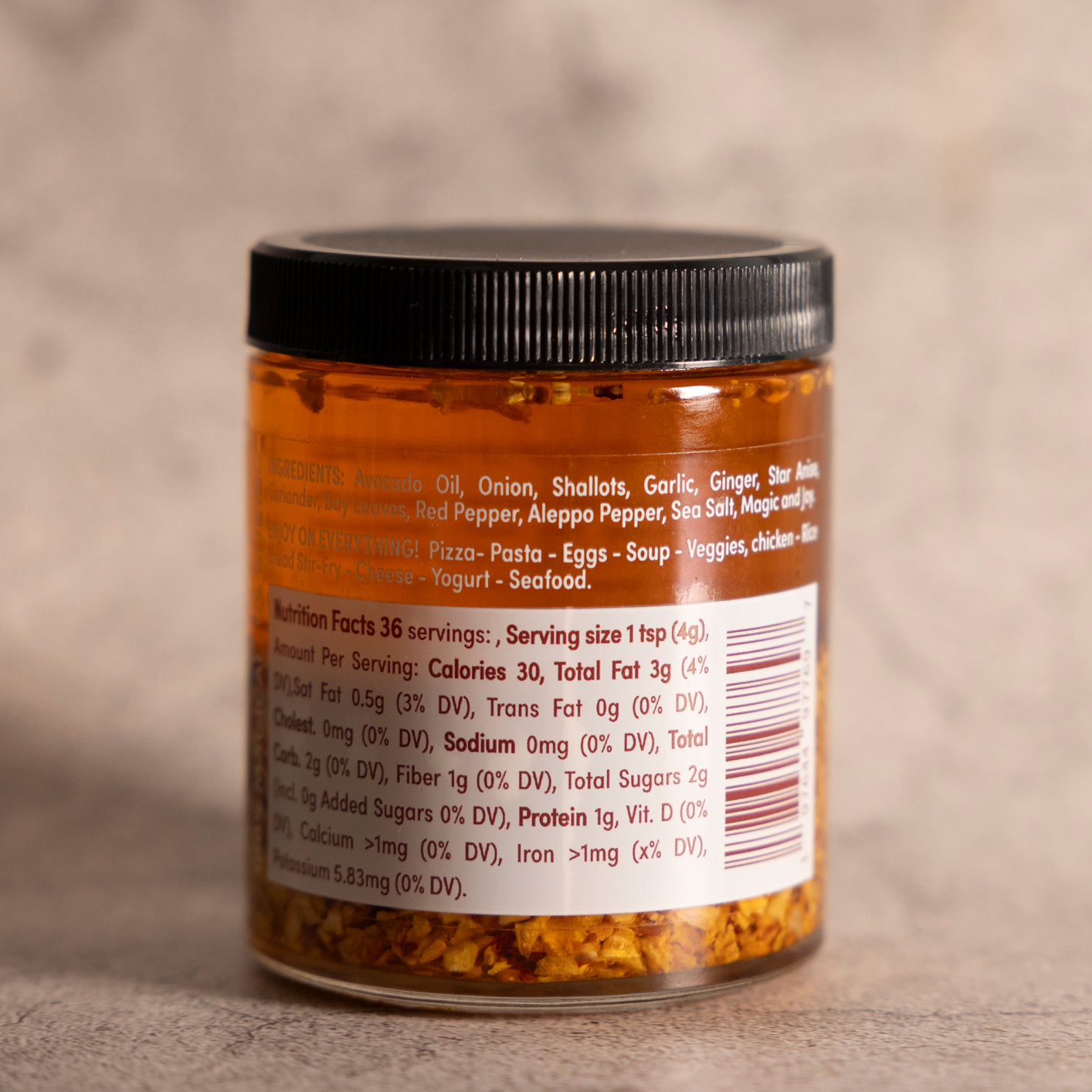 Chili Crisp – Original Flavor- Avocado Oil, Balanced Heat, Flavorful Crunch