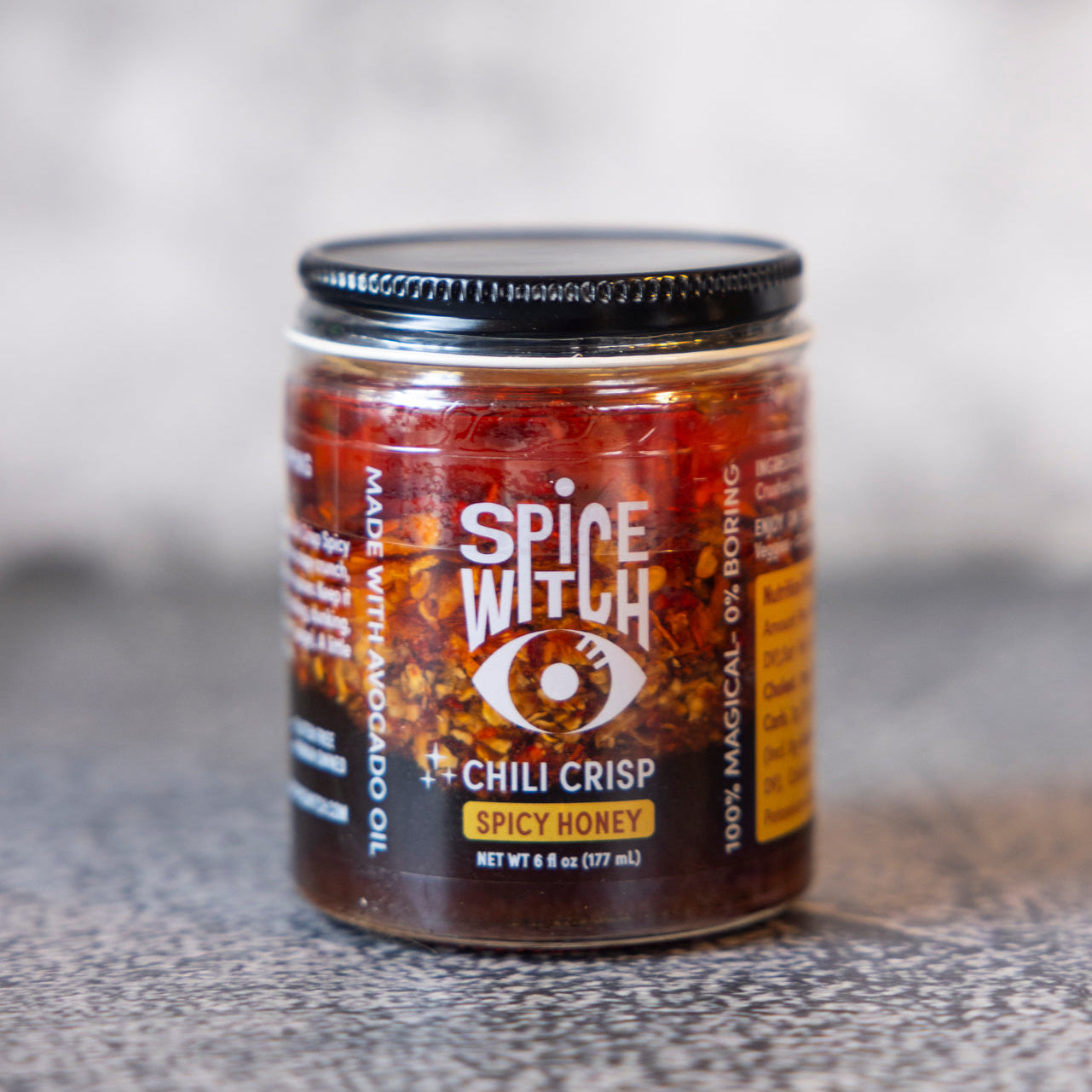 Chili Crisp Spicy Honey Flavor- Avocado Oil, Sweet Heat, Flavorful Crunch