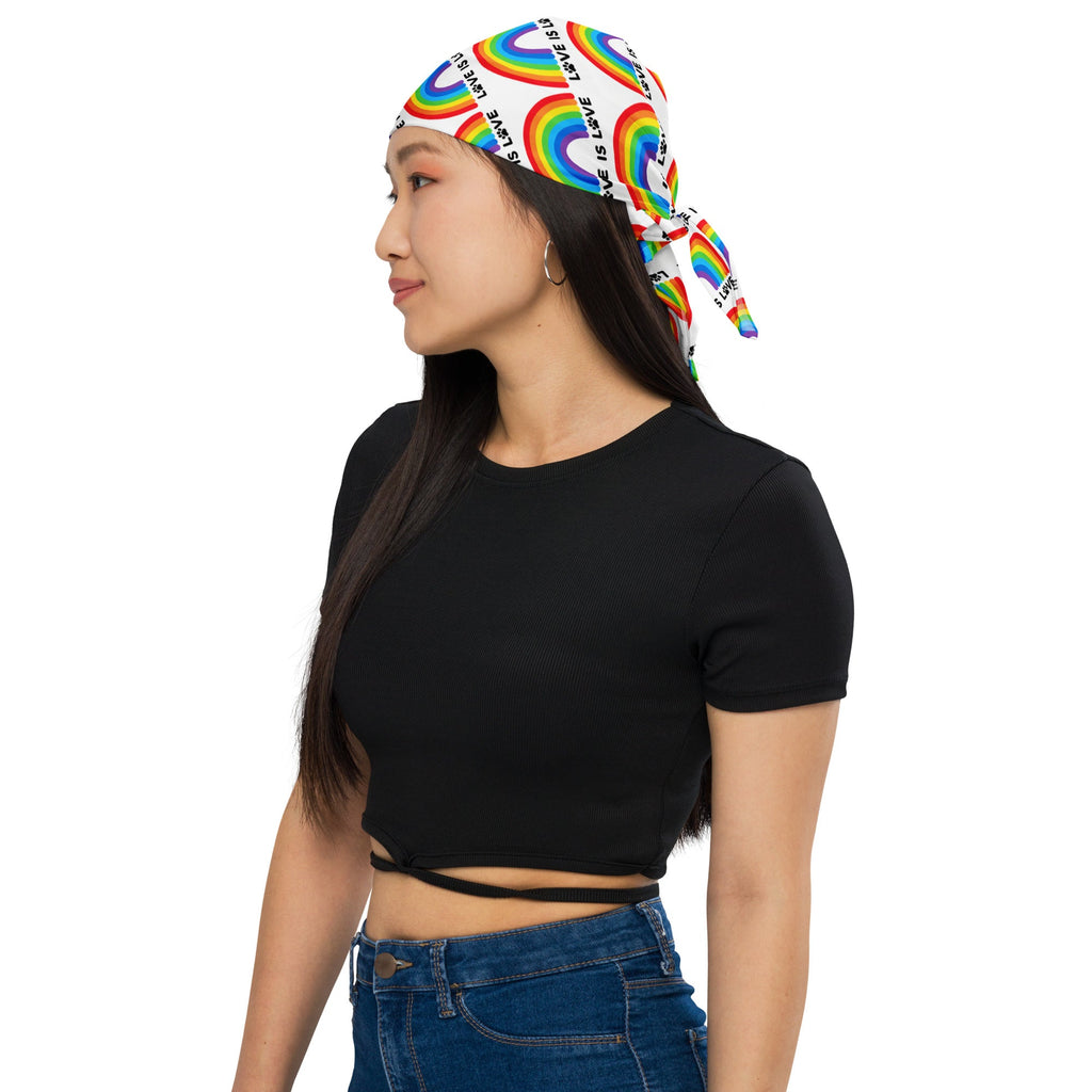 Love is Love all-over print bandana