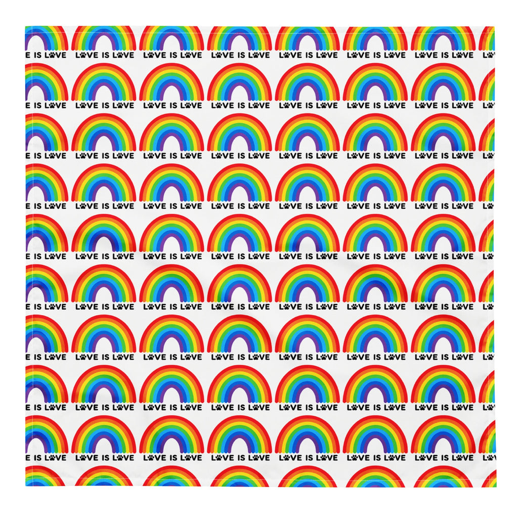 Love is Love all-over print bandana