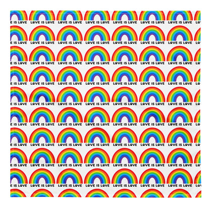 Love is Love all-over print bandana