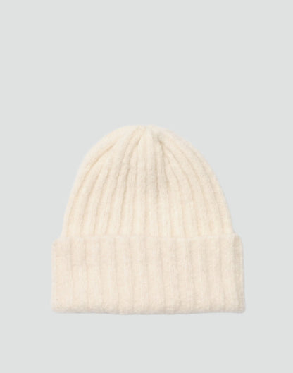 Alpaca Chunky Wool Rib Beanie