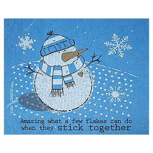 Amazing What Flakes Can Do When they Stick Together Cute Snowman