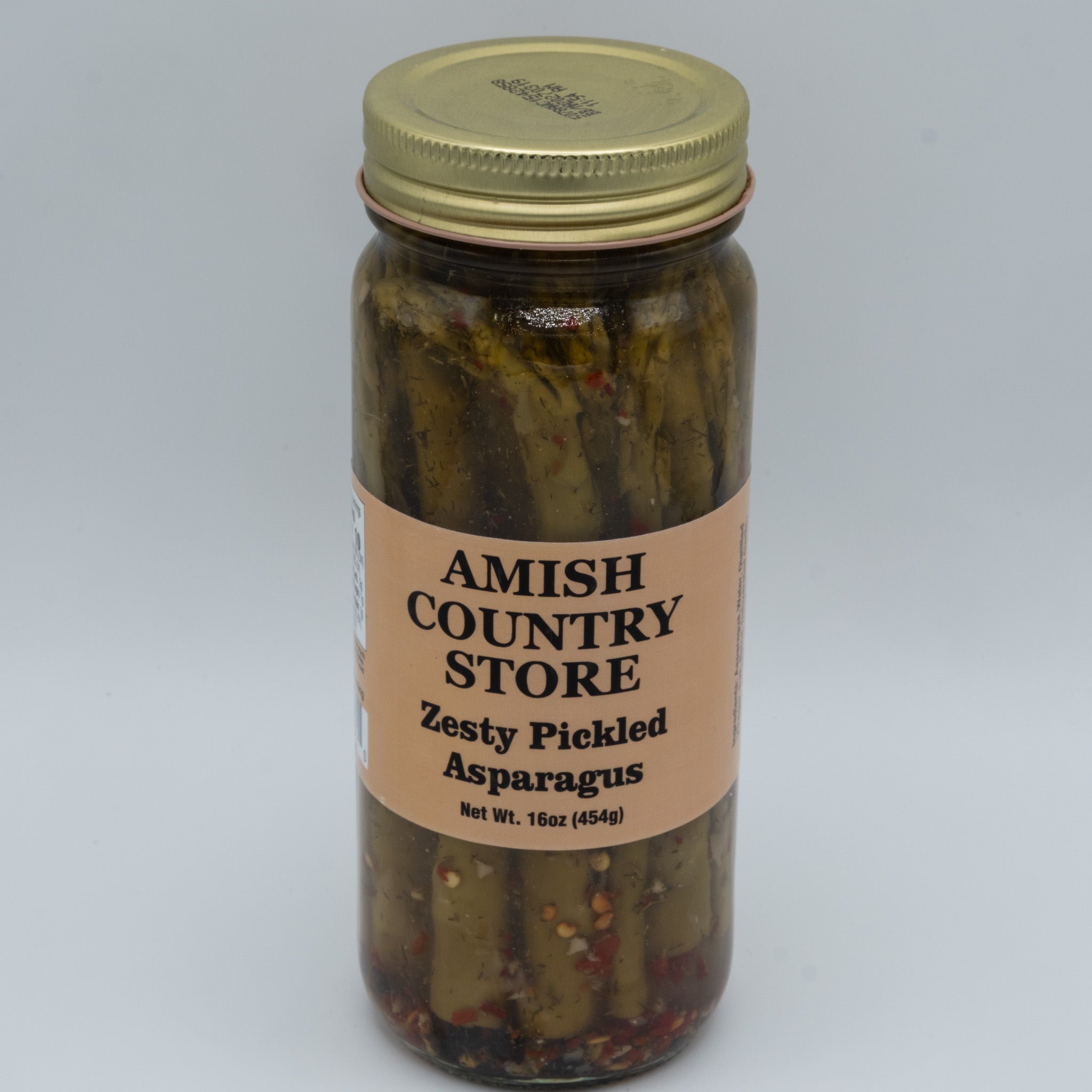 Old-Fashioned Zesty Pickled Asparagus (16oz) | Amish Country Store