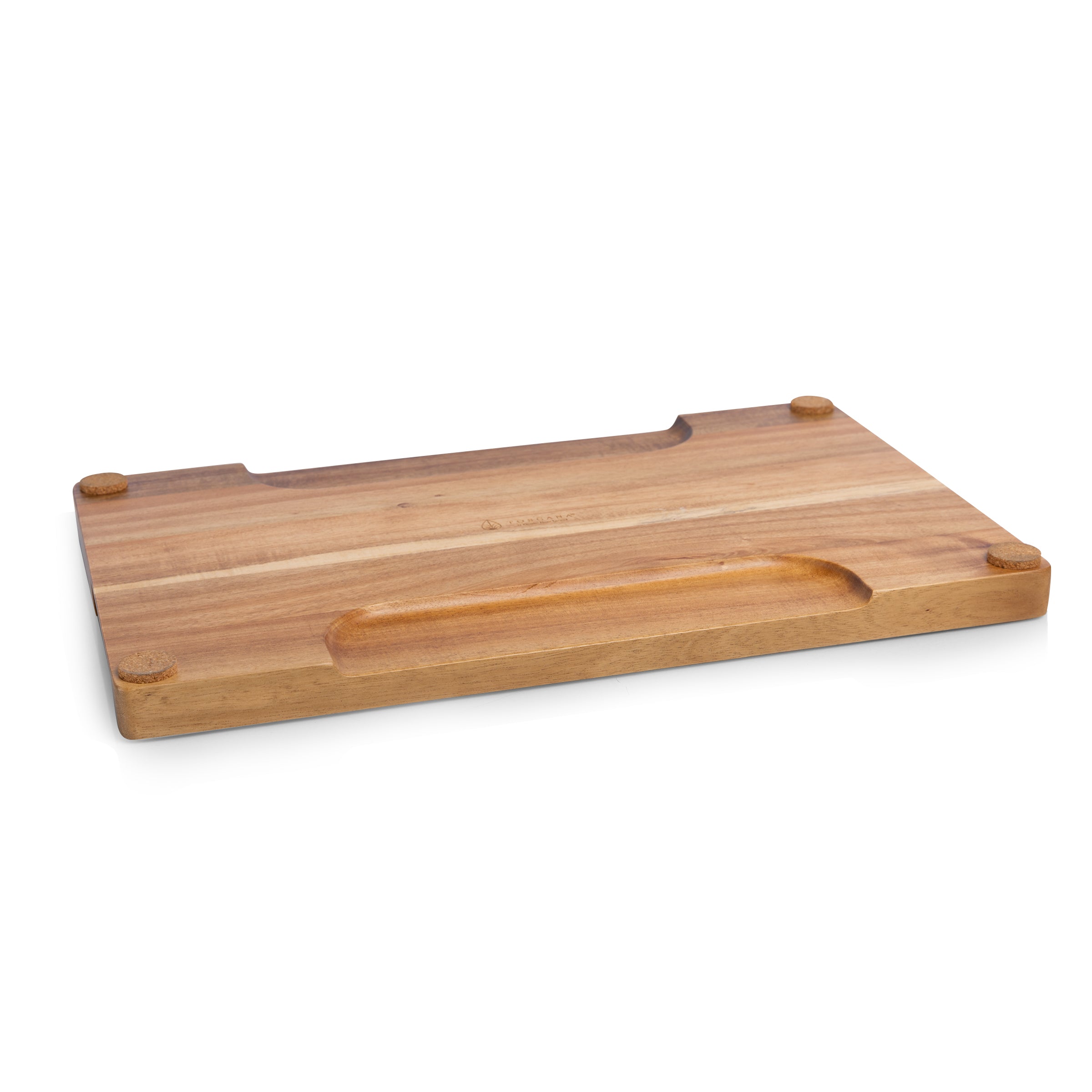 Ventana Tempered Glass and Acacia Cheese Board and Knife Set