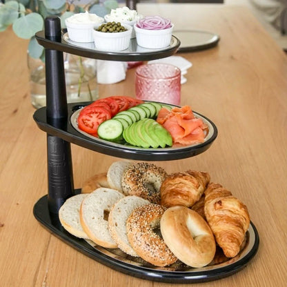 3-Tier Rotating Serving Stand