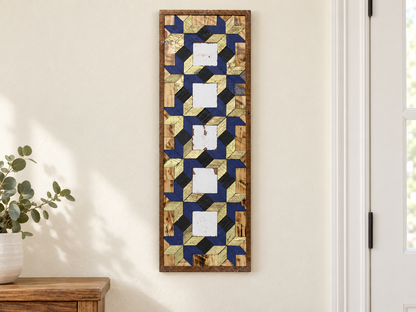 Amish-Made Barn Quilt Banner | 10.5 × 30 in