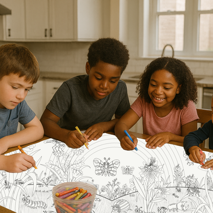 Bugs Coloring Tablecloth