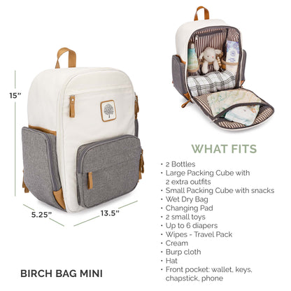 Birch Bag Mini - Diaper Backpack