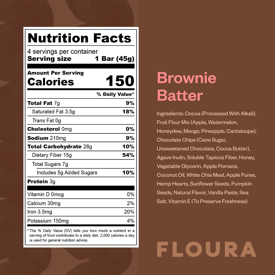 Floura Daily Fiber Bars