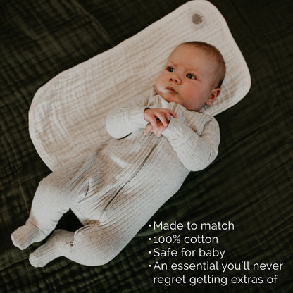 Rose Set - Muslin Burp Cloths (4 Pack)
