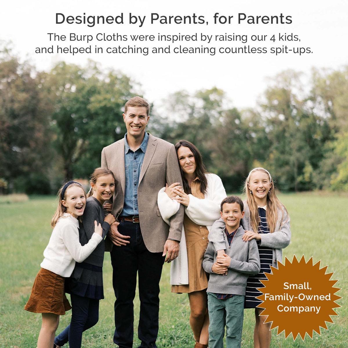 Gray Set - Muslin Burp Cloths (4 Pack)