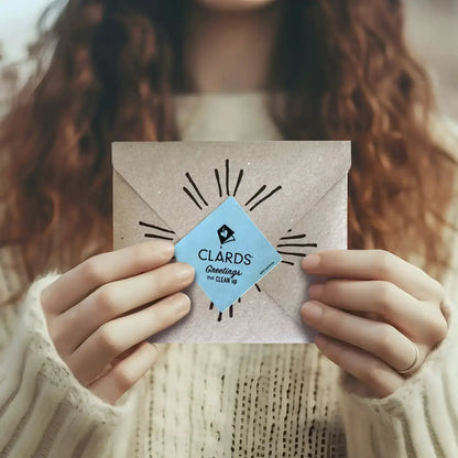 Cardinal Branches | Eco Greeting Card Turns Into Cleaning Cloths | Soak iT Up Clards