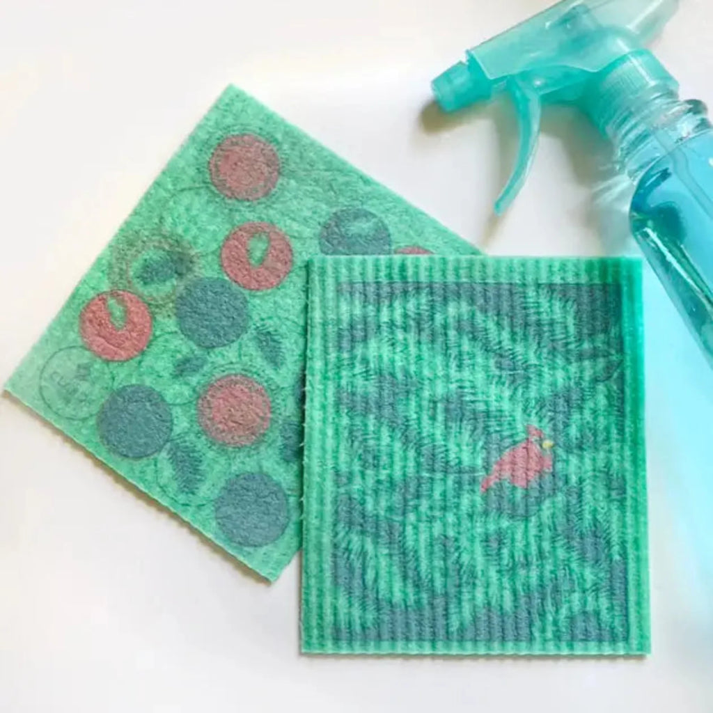 Cardinal Branches – Greeting Card Turns Into a Swedish Sponge Cloth | Soak iT Up Clard®