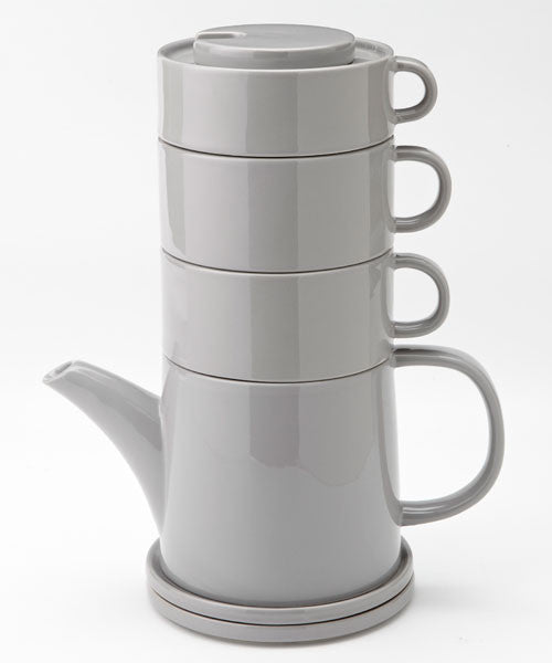 Cool Gray Tea Tower 4 Two