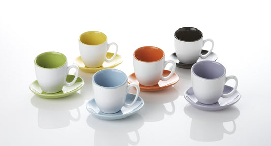 Espresso 4.0 oz Cup and Saucer (set of 6)