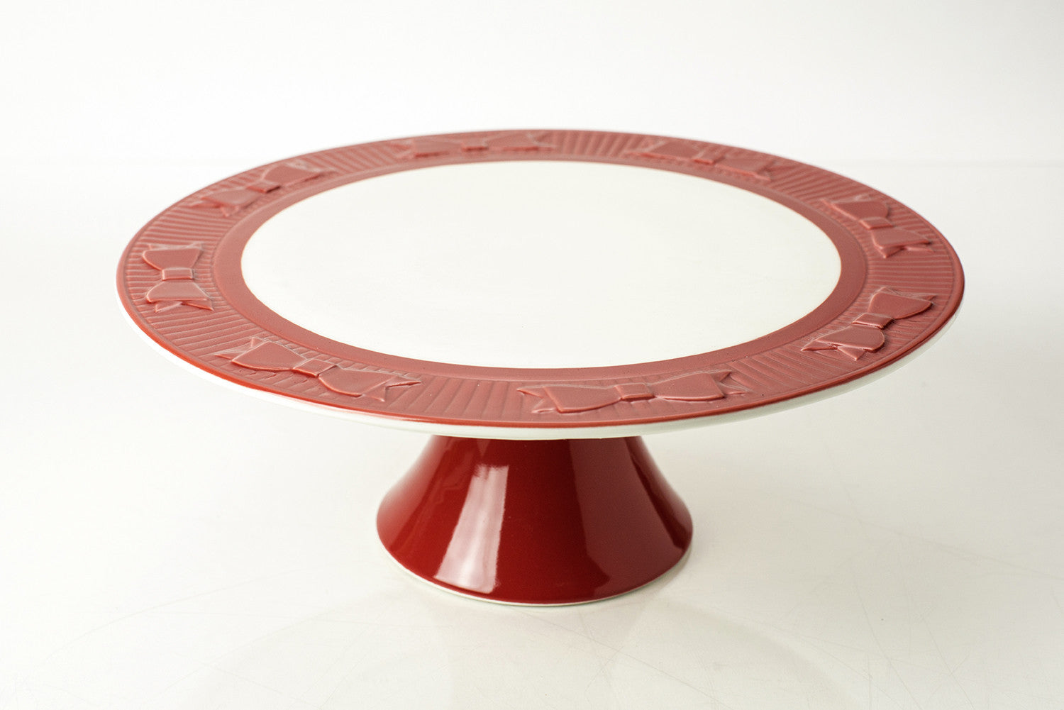 FOOTED CAKE PLATTER 28CM