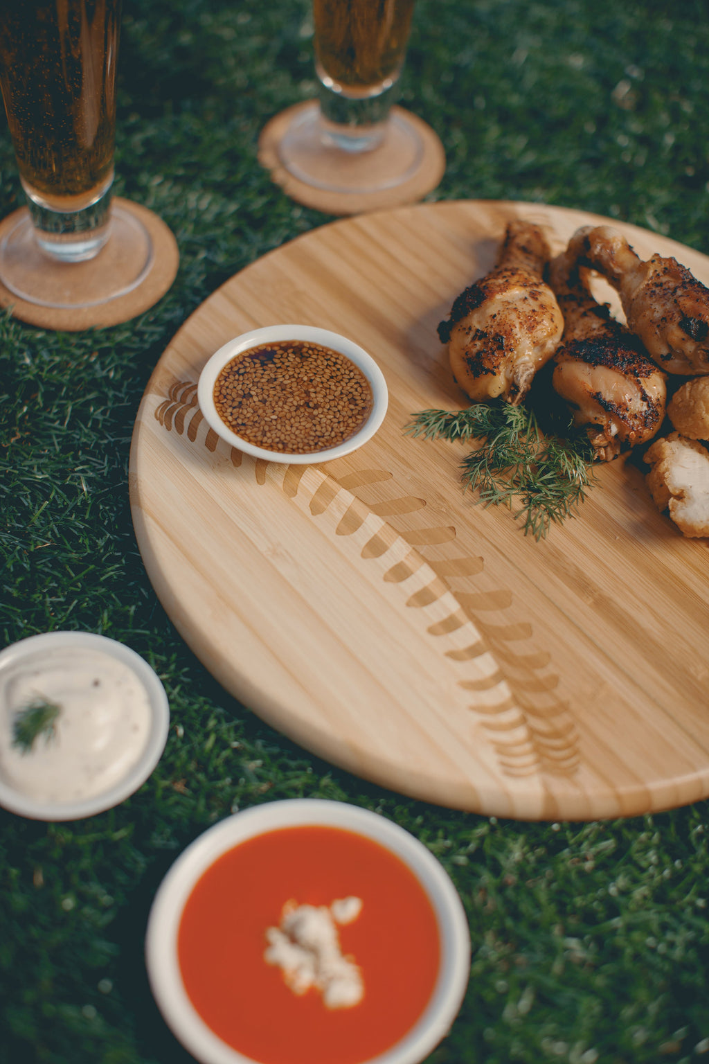 Home Run! Baseball Cutting Board & Serving Tray