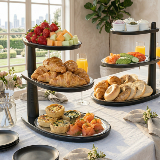 3-Tier Rotating Serving Stand