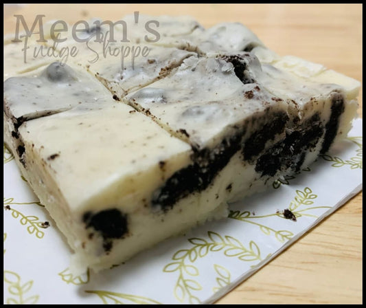 Handmade Cookies and Cream Fudge | Meem's Fudge Shoppe