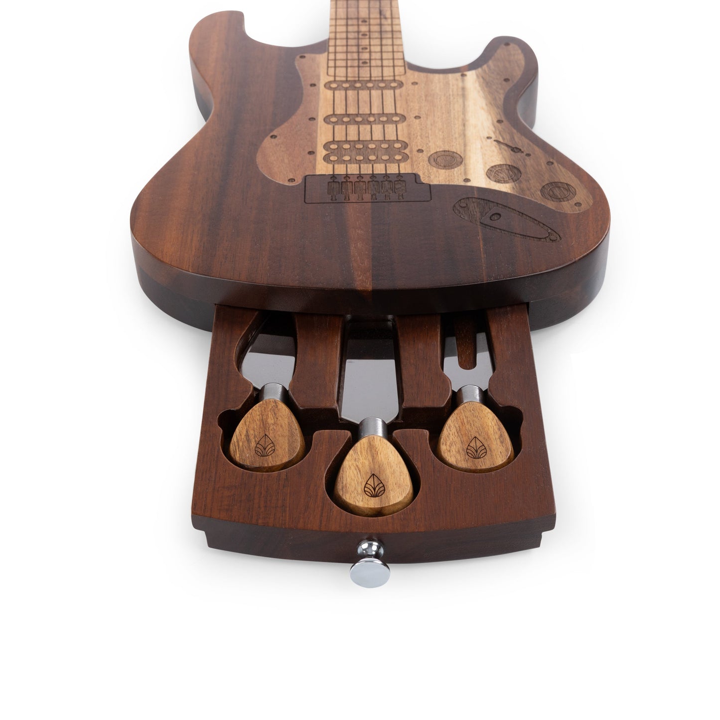 Guitar Legend Cheese Board & Tools Set