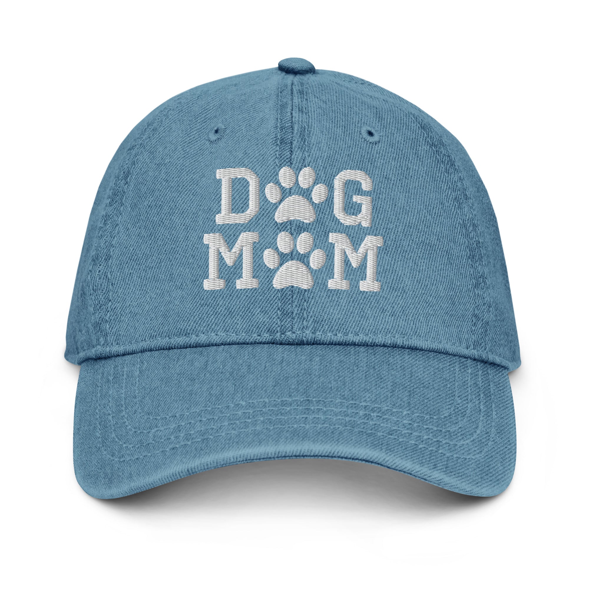 Dog Mom Denim Hat