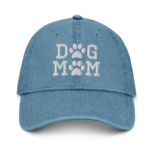 Dog Mom Denim Hat