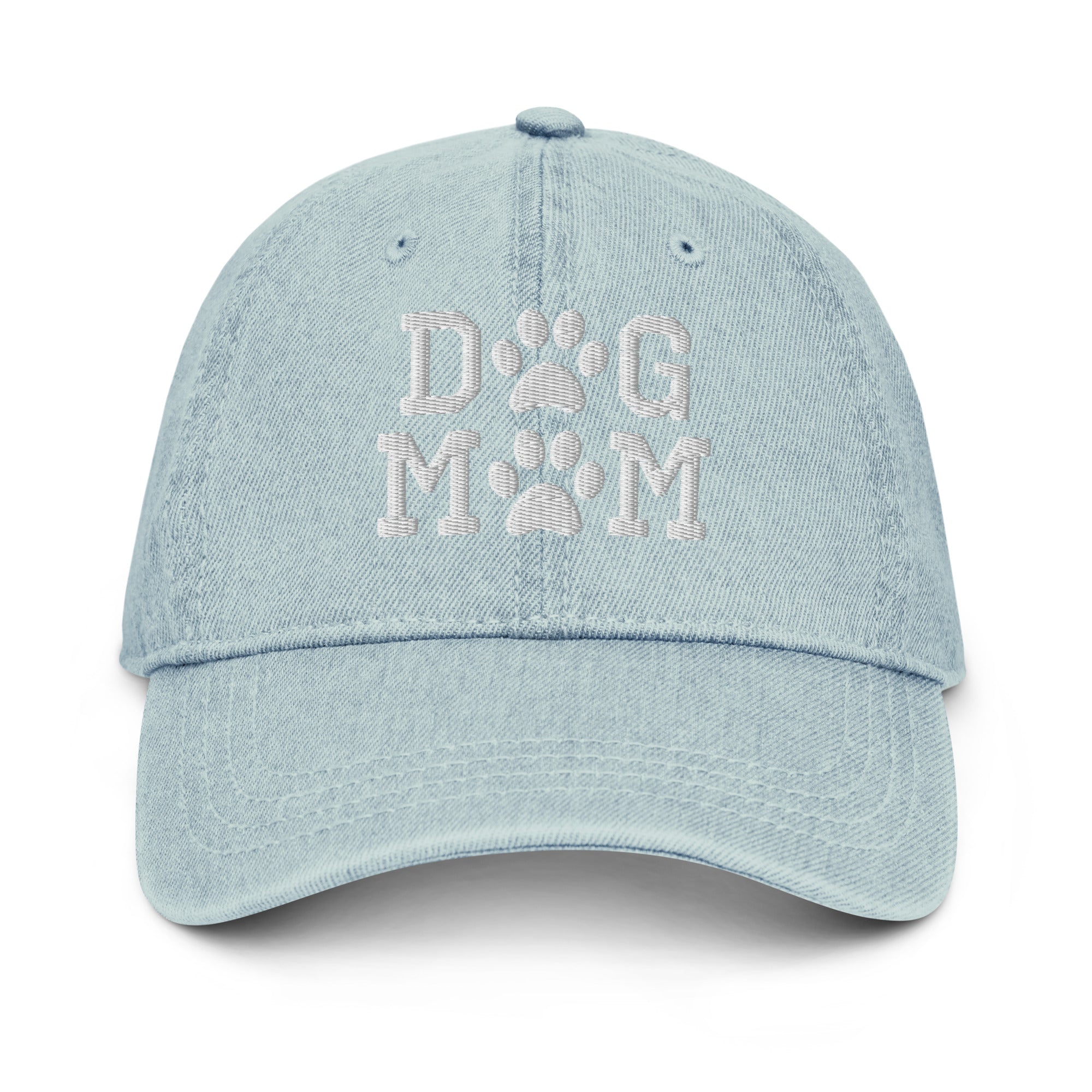 Dog Mom Denim Hat