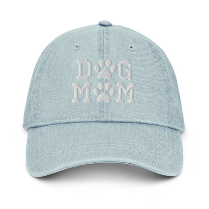 Dog Mom Denim Hat