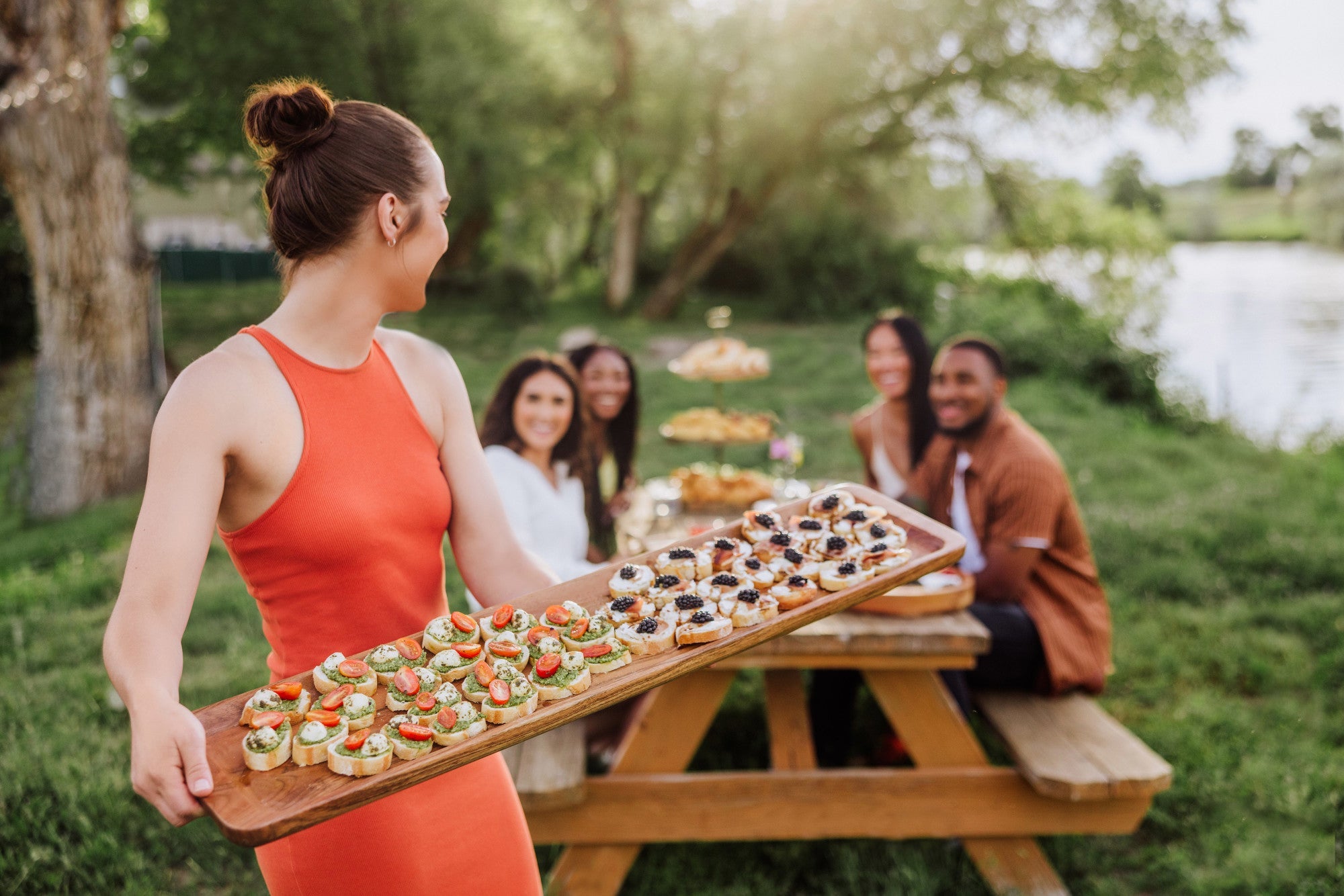 Canapé 36" Appetizer Serving Tray